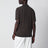 Polo regular in cotone crêpe color moro
