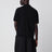 Polo regular in cotone nera