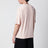 T-shirt rose en maille de coton