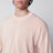 T-shirt rose en maille de coton