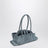 La Passeggiata Small washed denim top handle bag