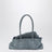 La Passeggiata Small washed denim top handle bag