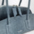 La Passeggiata Small washed denim top handle bag