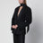 Black virgin wool tuxedo jacket with satin lapels
