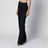 Pantalone tuxedo nero in lana vergine