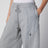 Pantaloni jogger lunghi in jersey di cotone grigio melange