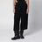 Jean large en denim noir avec cristaux