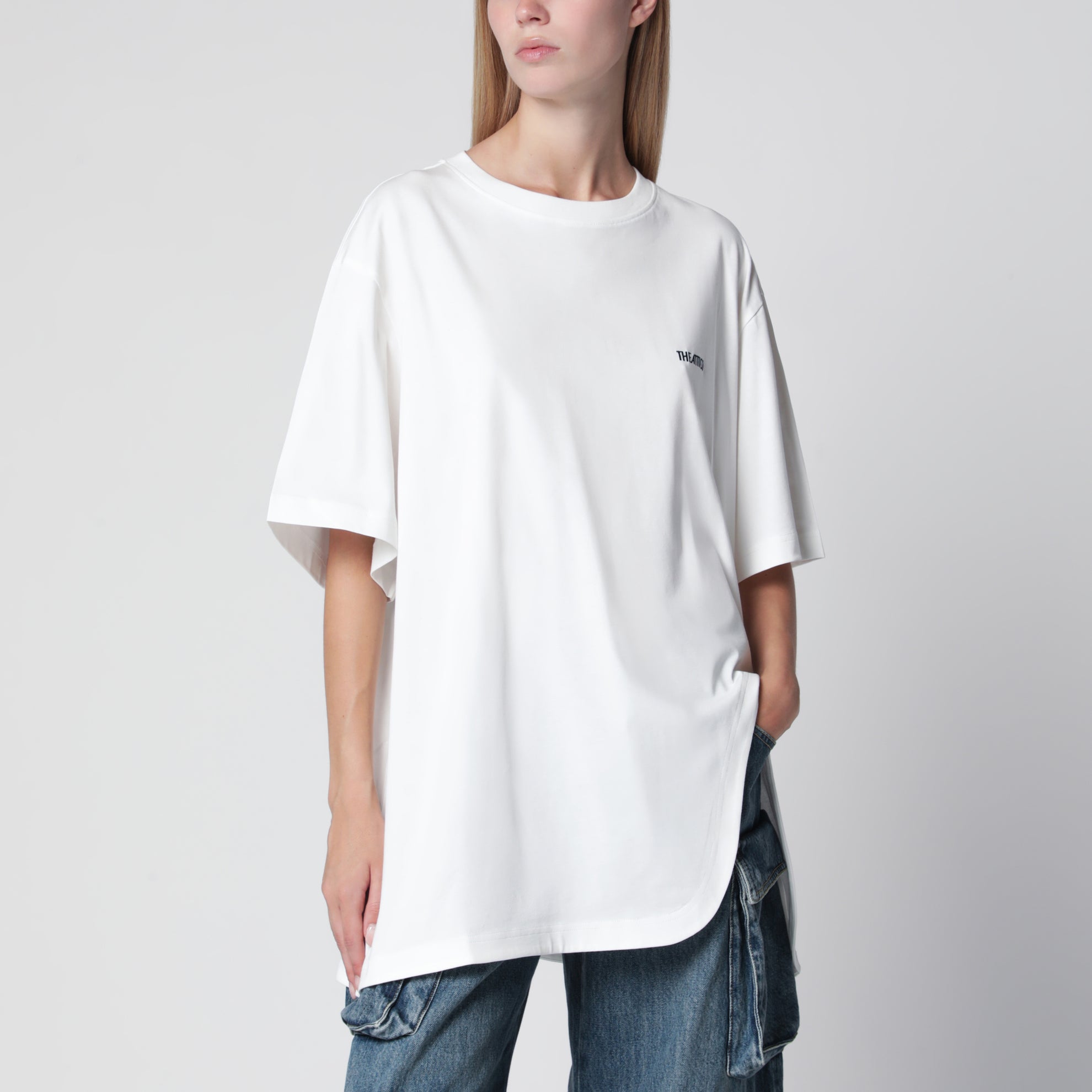 T-shirt oversize en jersey de coton