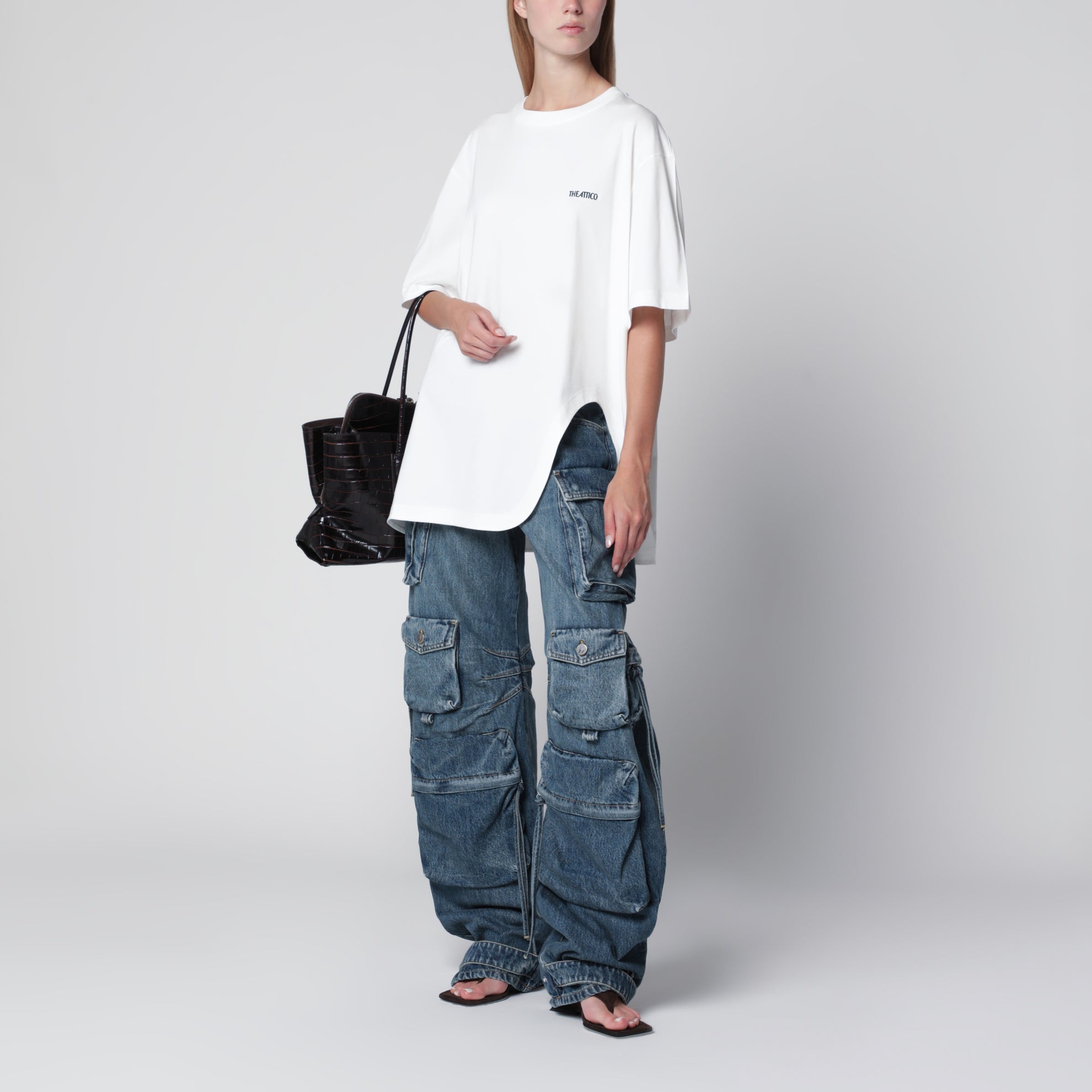 T-shirt oversize en jersey de coton
