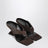 Sandalo infradito Cheope in suede marrone scuro