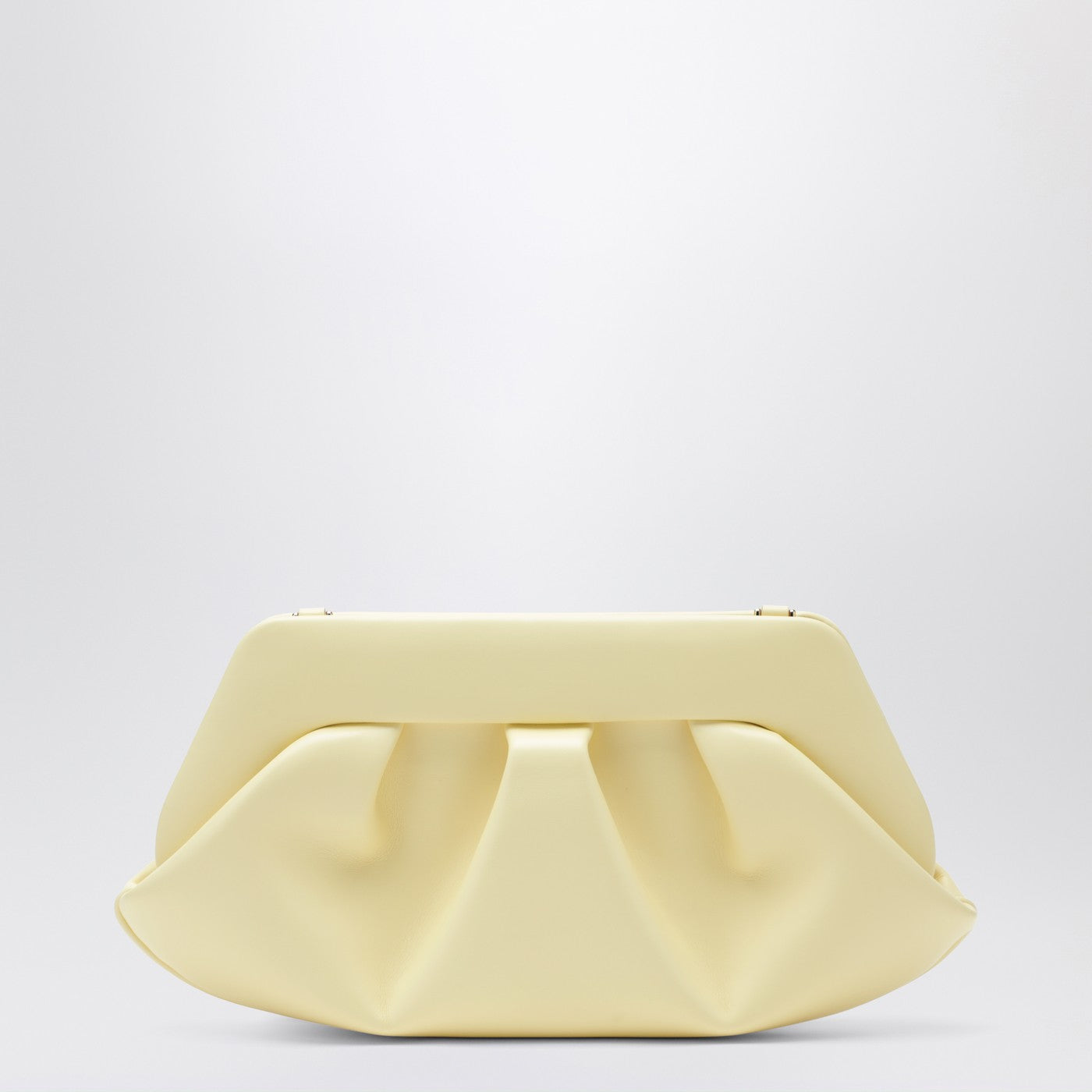 Emera clutch in pastel yellow
