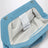 Pochette Emera bleu céruléen