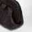 Clutch Bios in pelle vegana arricciata marrone