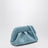 Blue ruched vegan leather Bios clutch