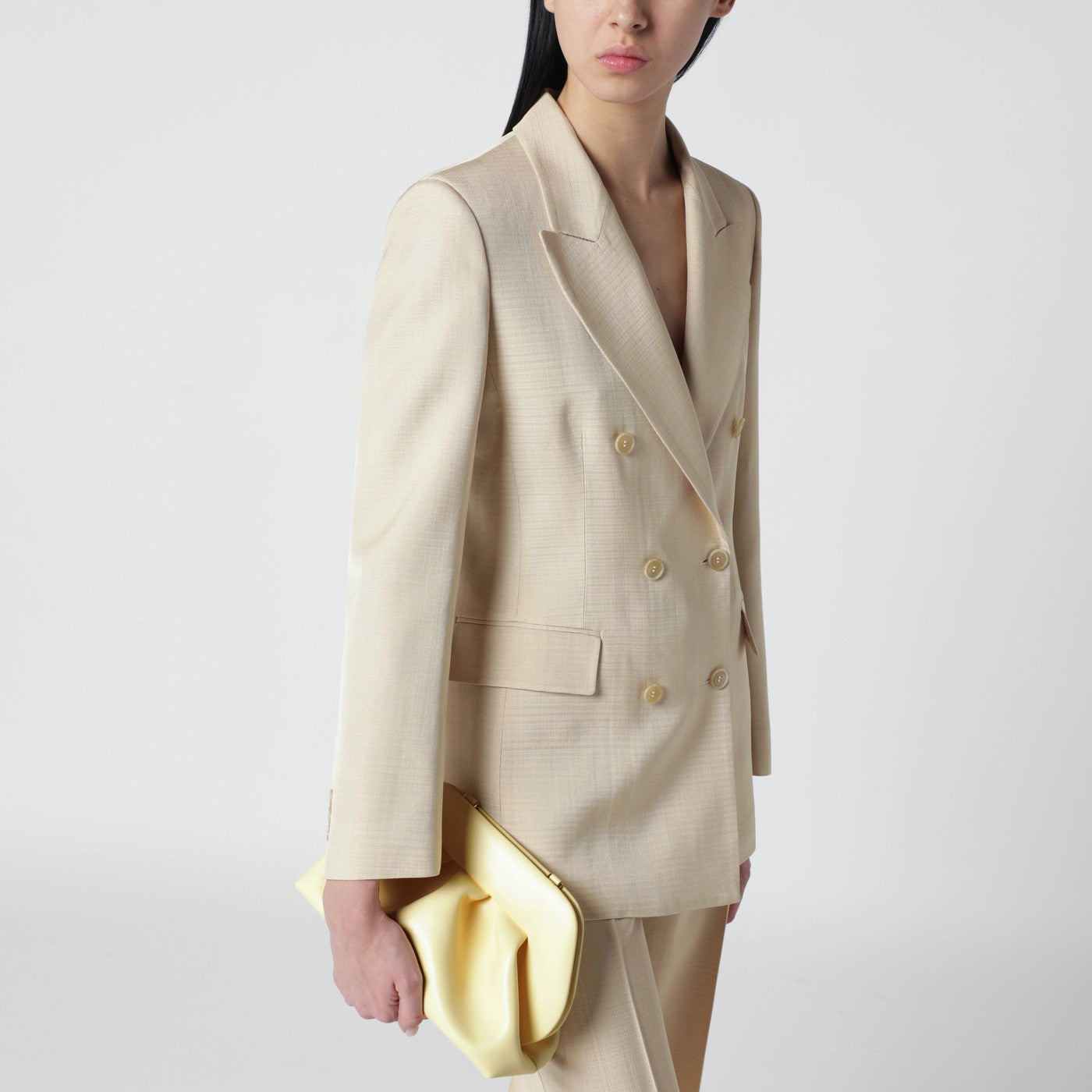 Pochette Tia jaune pastel