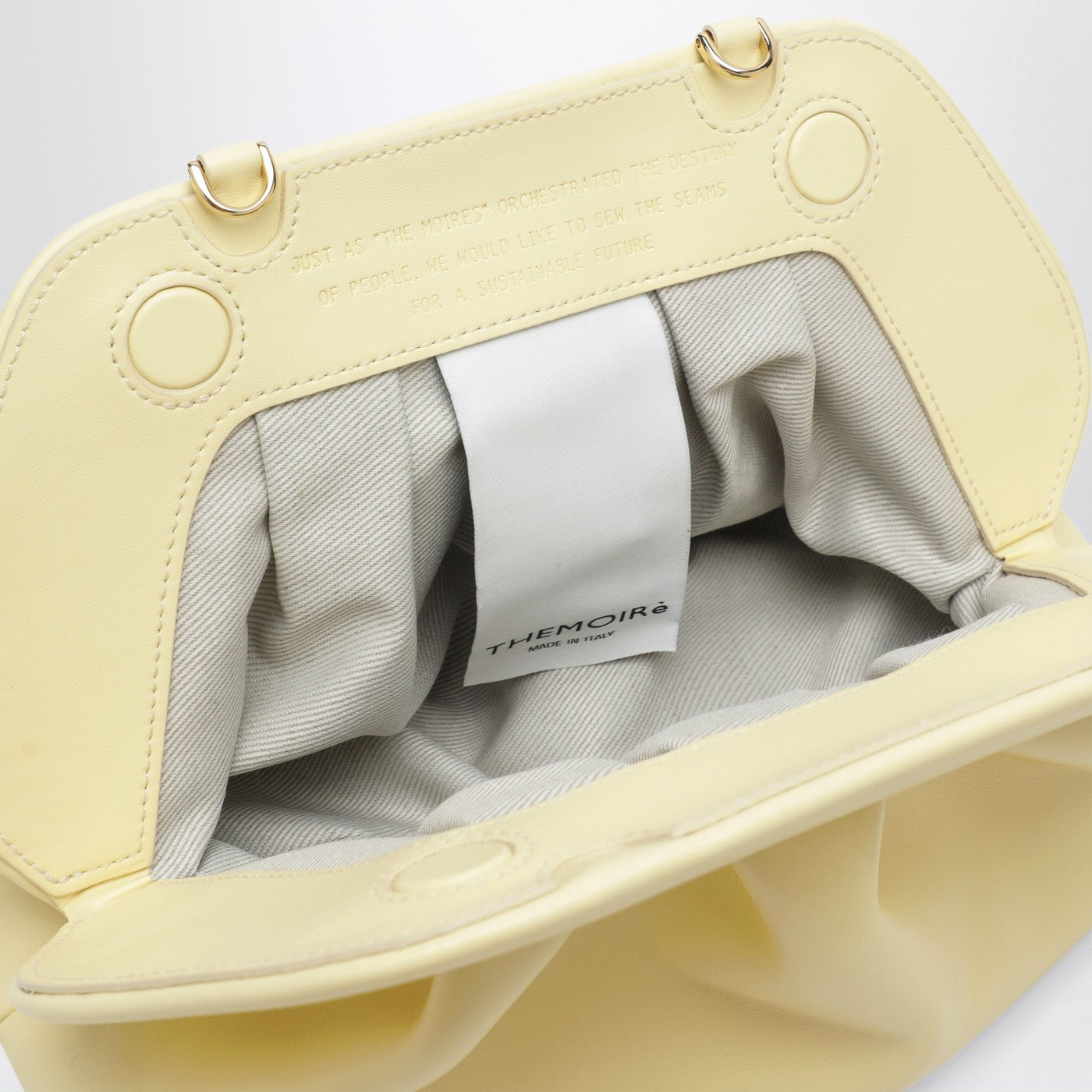 Pochette Tia jaune pastel