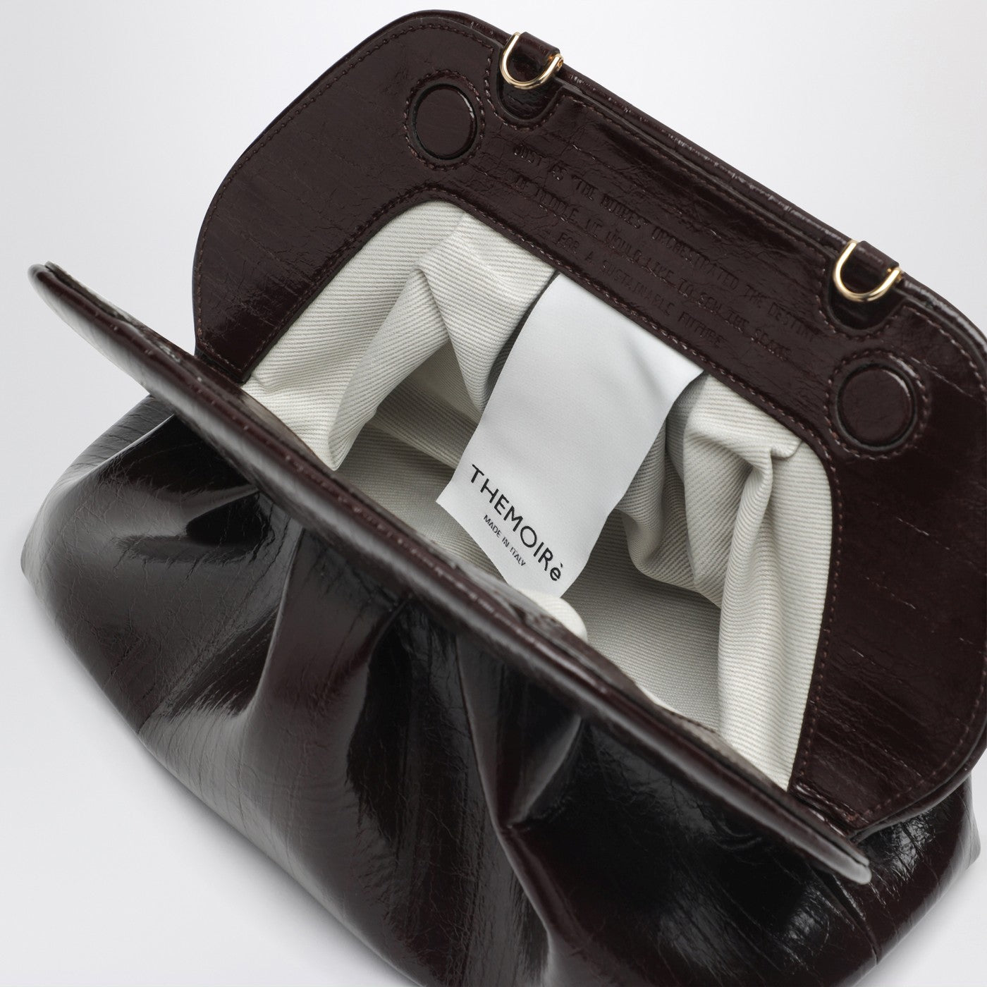 Clutch Tia in Schokoladenbraun