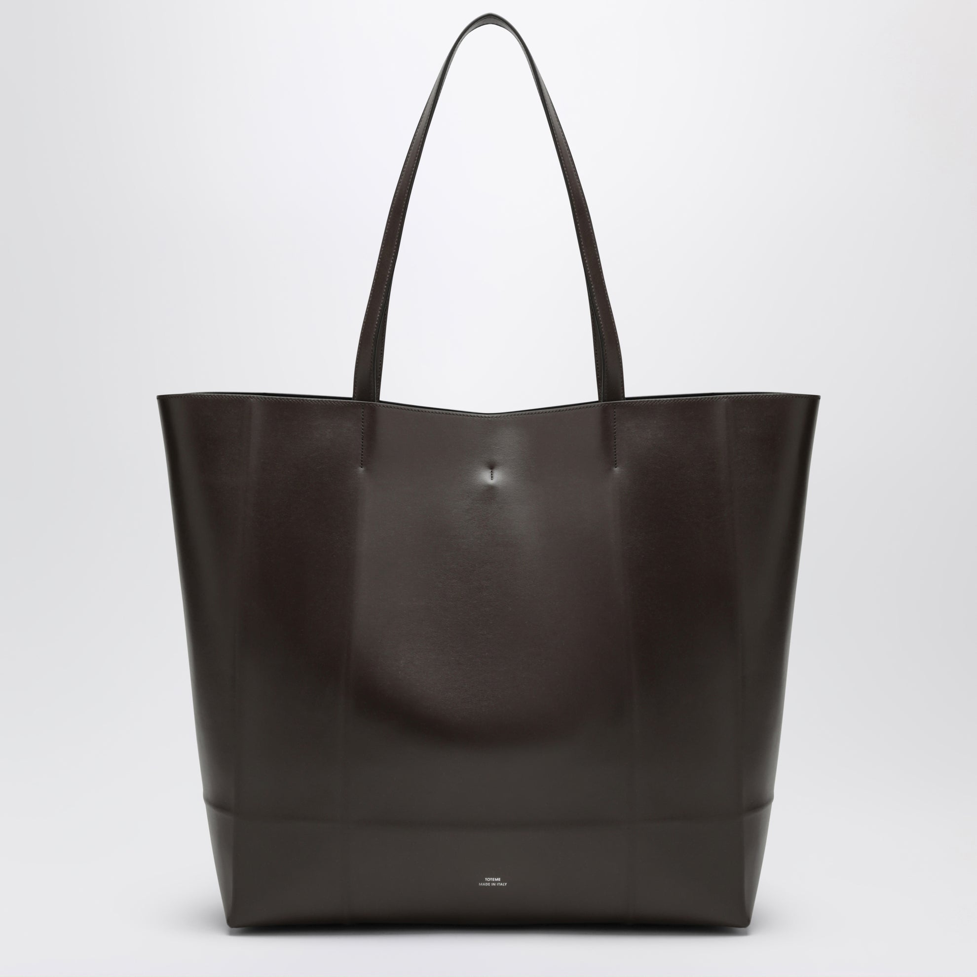 Roam leather tote bag in brown