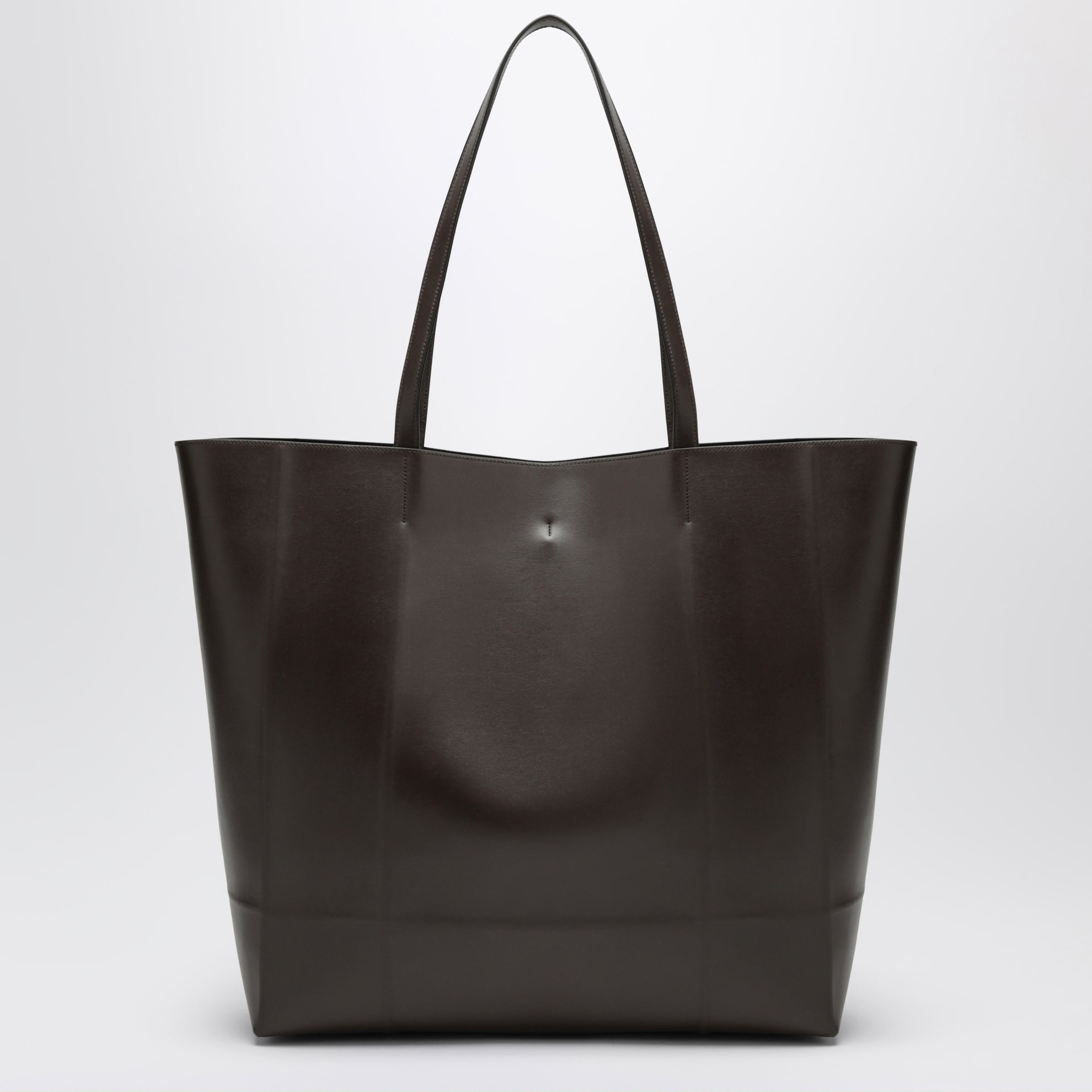 Roam leather tote bag in brown
