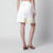 Mini panelled white skirt
