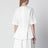 White blouse with waist seams