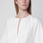 White blouse with waist seams