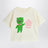 T-shirt blanc avec imprimé Alien Travel Agency