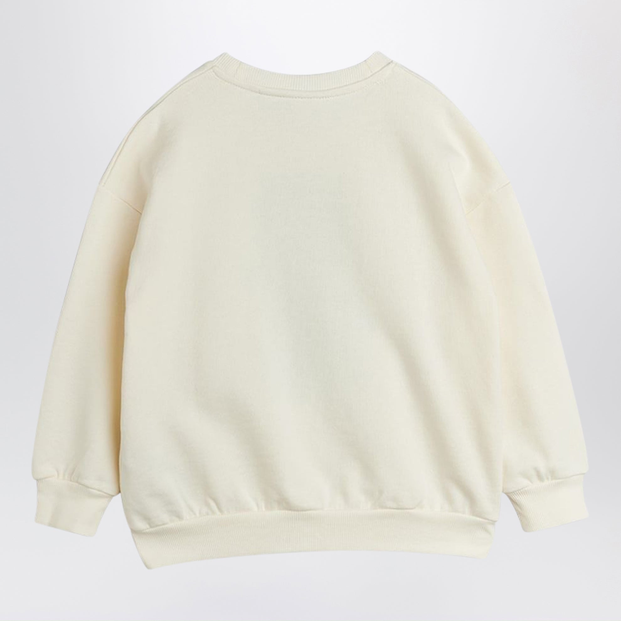 White sweatshirt with chenille Alien
