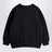 Sweatshirt noir avec imprimé Alien à rayures