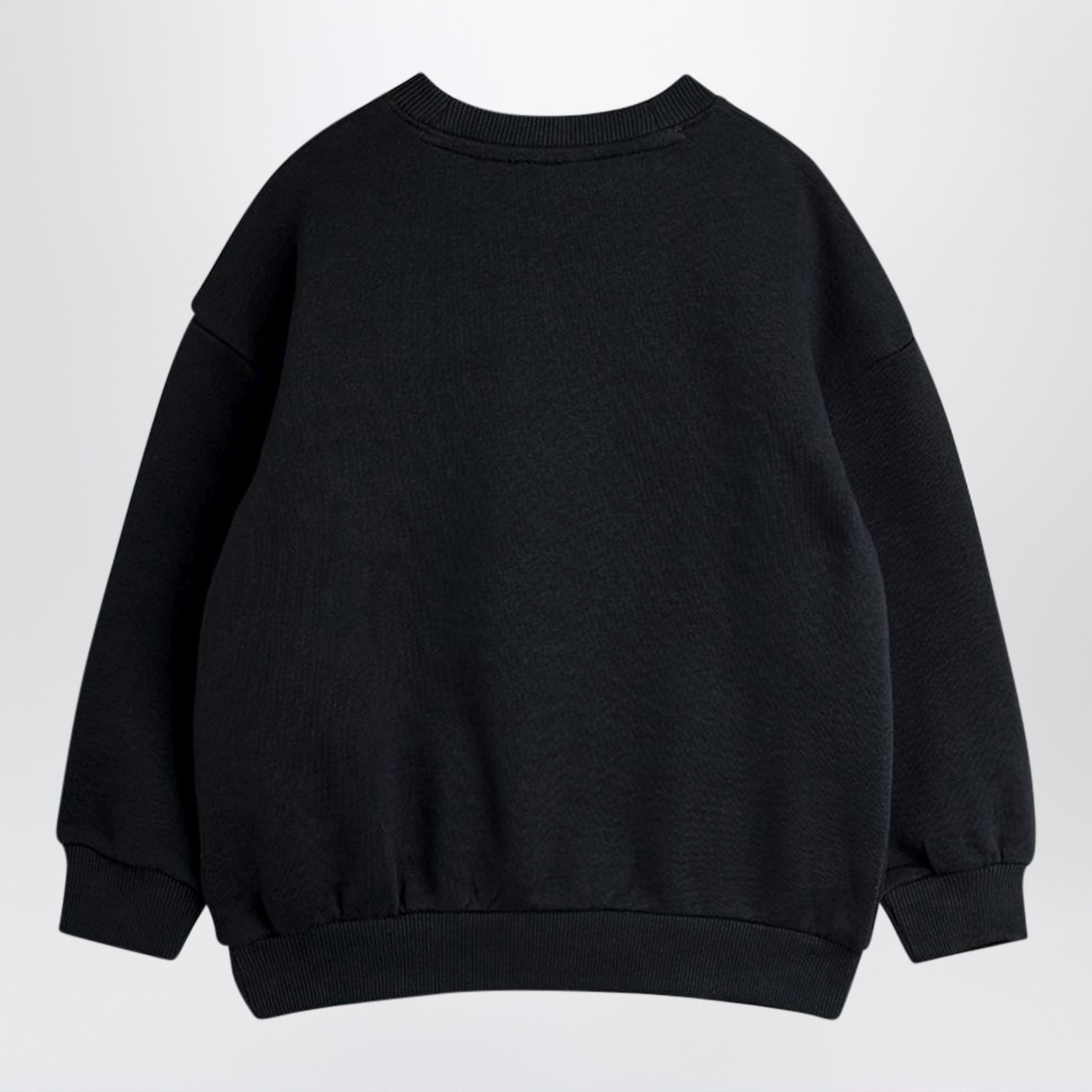 Black sweatshirt with Alien striped print