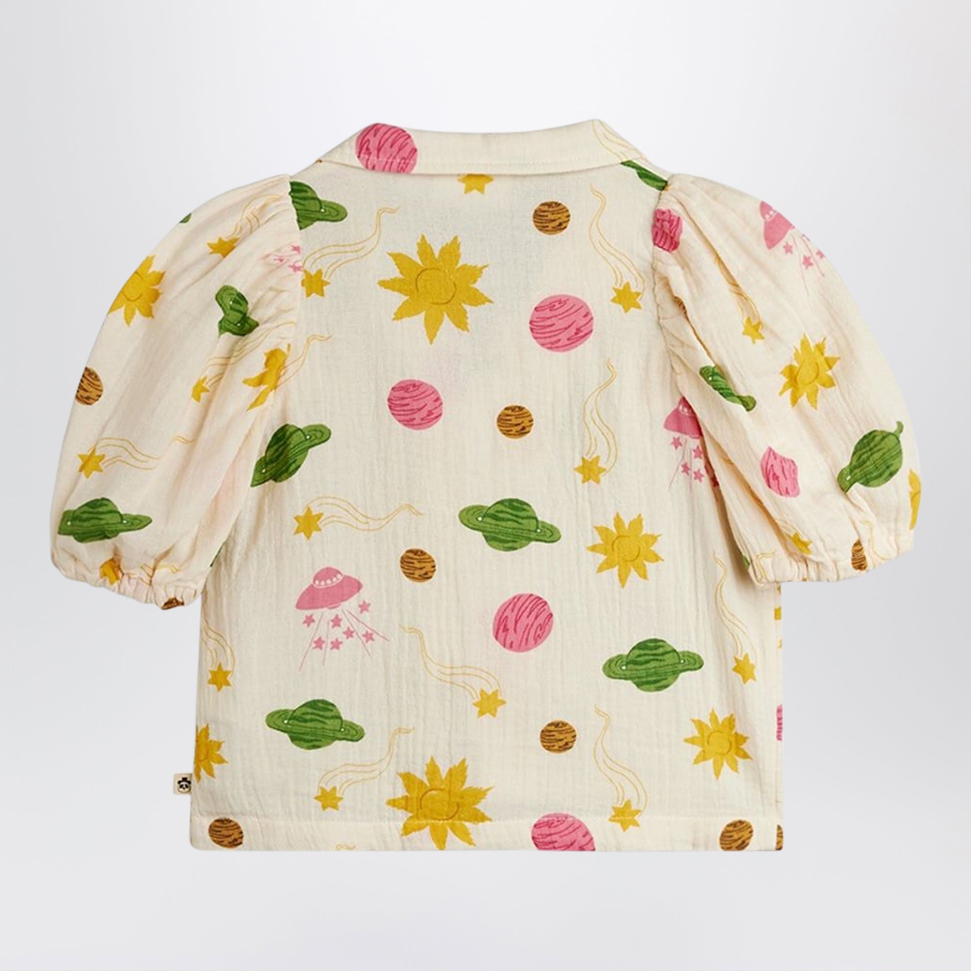 Blouse en mousseline avec imprimé spatial