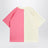 Weiß/Rosa T-Shirt mit Travel Agency Print