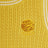 Yellow cable knit tank top
