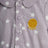 Purple bodysuit with Starfall print