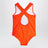 Maillot de bain une pièce rouge avec motif Society