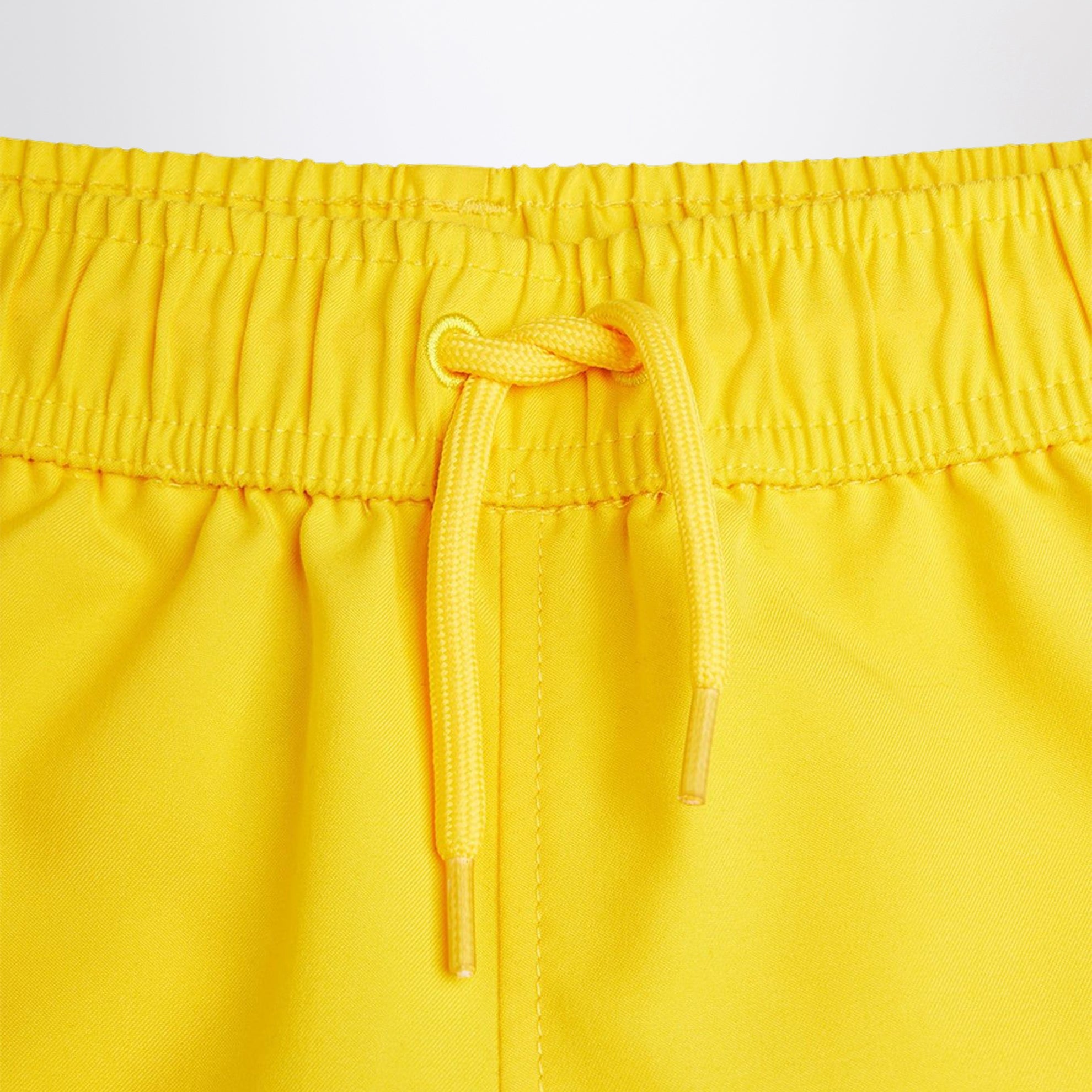 Yellow To the Moon and Back swim shorts