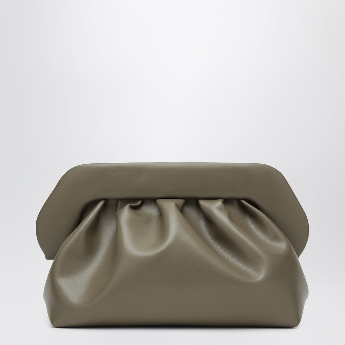 Brown Bios pouch in faux leather