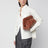 Braune Bios Pouch aus Kunstleder