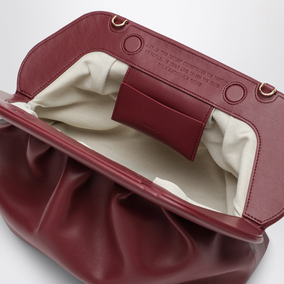 Pochette Tawny Port Bios en tissu végétalien