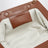 Brown Bios Baguette bag in faux leather