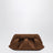 Braune Bios Baguette Tasche in Krokodiloptik