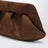 Braune Bios Baguette Tasche in Krokodiloptik