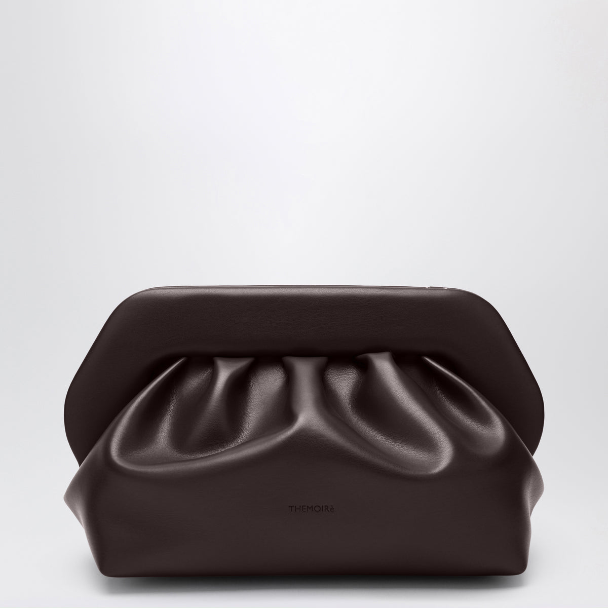 Bios Clutch-Tasche aus pflaumenfarbenem Leder