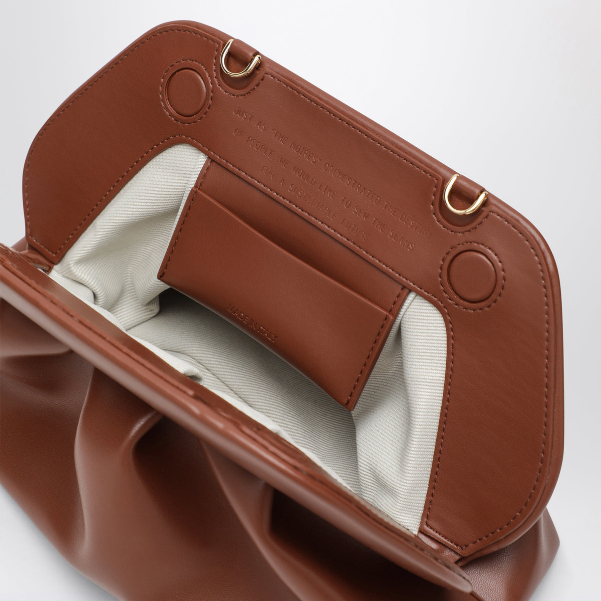 Pochette Bios en cuir de veau écaille de tortue