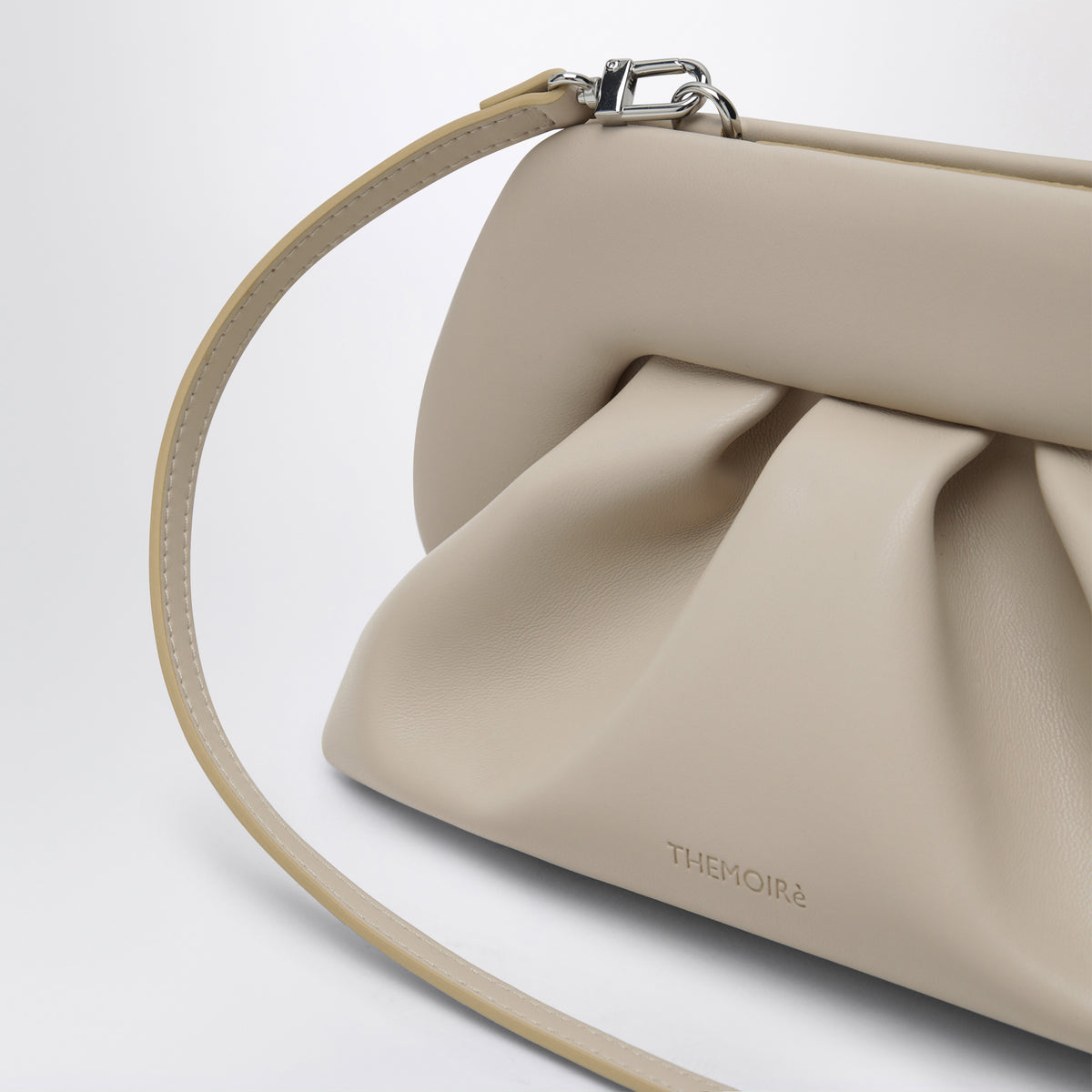 Pochette Bios beige taupe in ecopelle