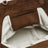 Braune Bios Pouch in Krokodiloptik