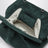 Pochette Bios verde pino in ecopelle effetto coccodrillo