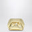 Kleine goldfarbene Bios Pouch mit Metallic-Finish