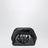 Petite pochette Bios noire brillante en similicuir effet poulain