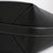 Petit sac tote Belted noir en cuir grainé